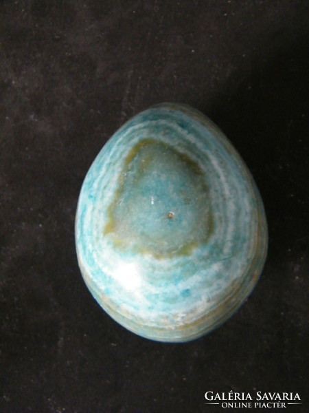 Egg made of mineral stone