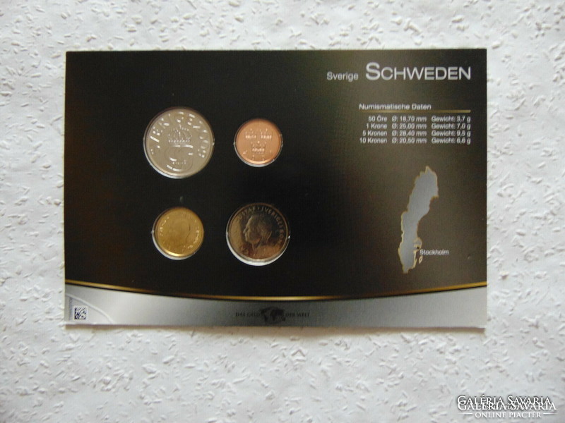 Sweden 4 coins in blister 2009