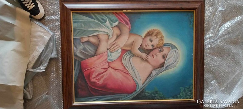 Virgin Mary with the baby