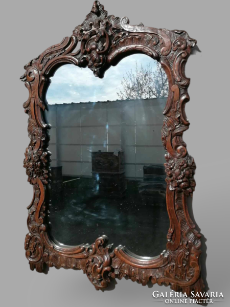 Antique baroque mirror