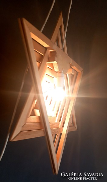 Scandinavian design wooden star wall lamp negotiable