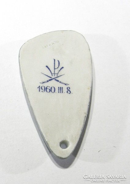 Herend porcelain pendant - 1960s'