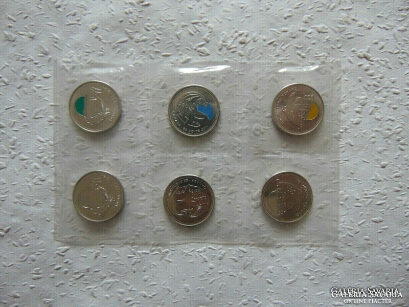 Kanada 6 darab 25 cent 2011 műanyag bliszterben ! 01