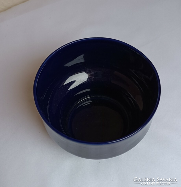 Kaspó, Hólloháza, cobalt blue. Core: 9.3 cm diameter: 13 cm