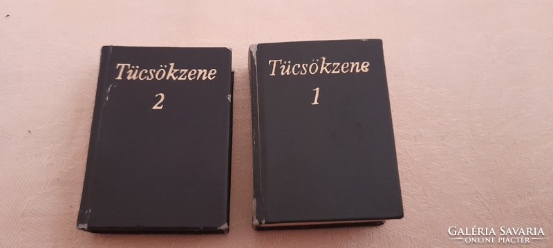 Lőrinc Szabó cricket music mini book miniature 4.5x3.5x1cm 2 in one 1975