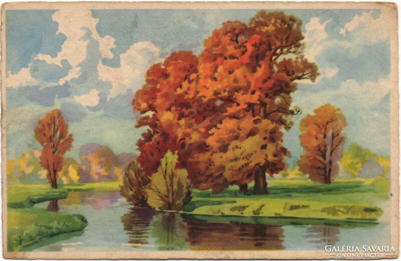 E - 191 fine arts on the postcard