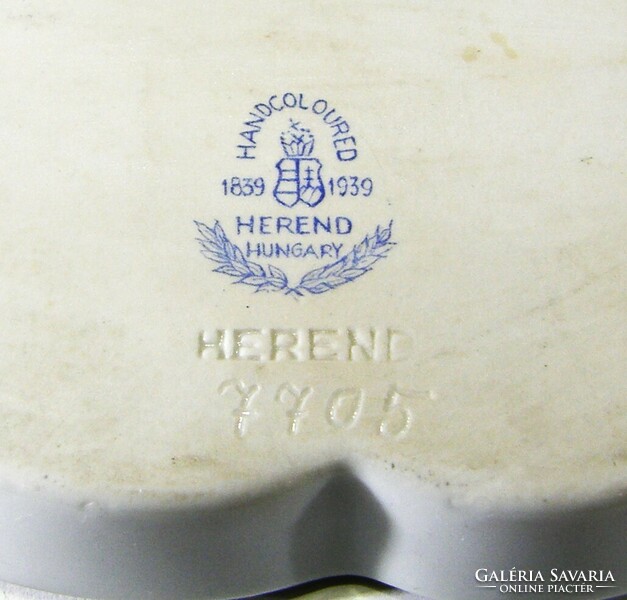 Komárom - bowl with the coat of arms of Herend - 1939 jubilee edition