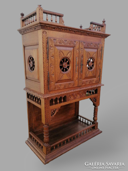 Breton cabinet, bar cabinet