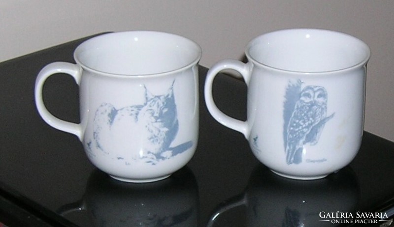 Rörstrand porcelain mugs