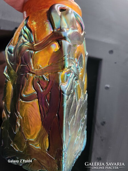 Loetz glass vase indicated