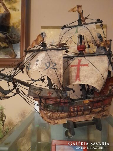 Santa-maria: very old sailing ship