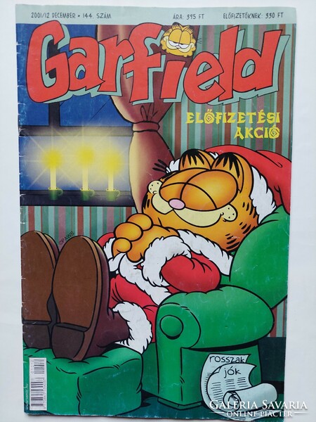 Jim Davis: Garfield Comics 2001/December 144 (even with free shipping)
