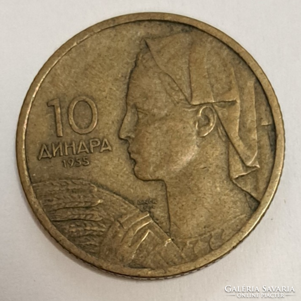1955. Jugoszlávia 10 Dinár (1534)