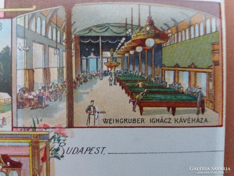 Budapest képeslap 1896-ból