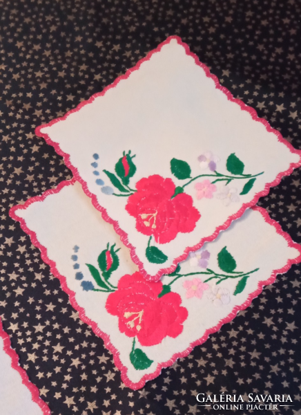 Small embroidered tablecloths