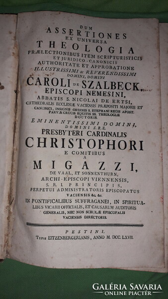 1761. Joanne baptista prileszky - the life of Saint Cyprian, bishop of Carthage antique book according to the pictures