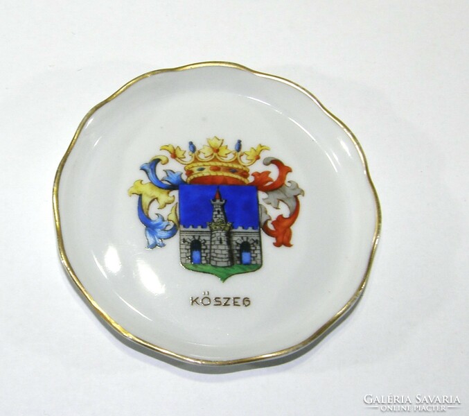 Kőszeg - Herend coat of arms bowl - 1939 jubilee edition