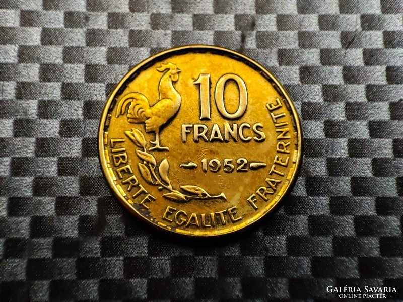 Franciaország 10 frank, 1952