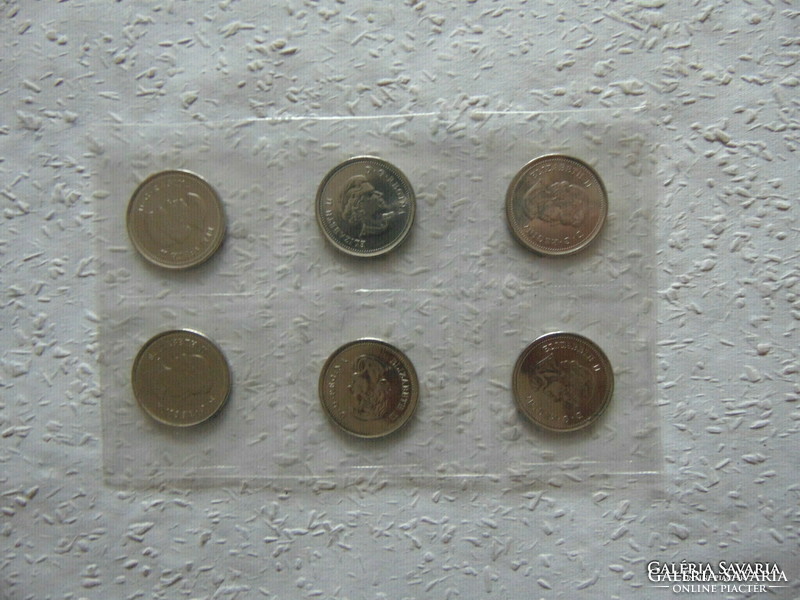 Canada 6 pieces 25 cents 2011 in plastic blister! 01