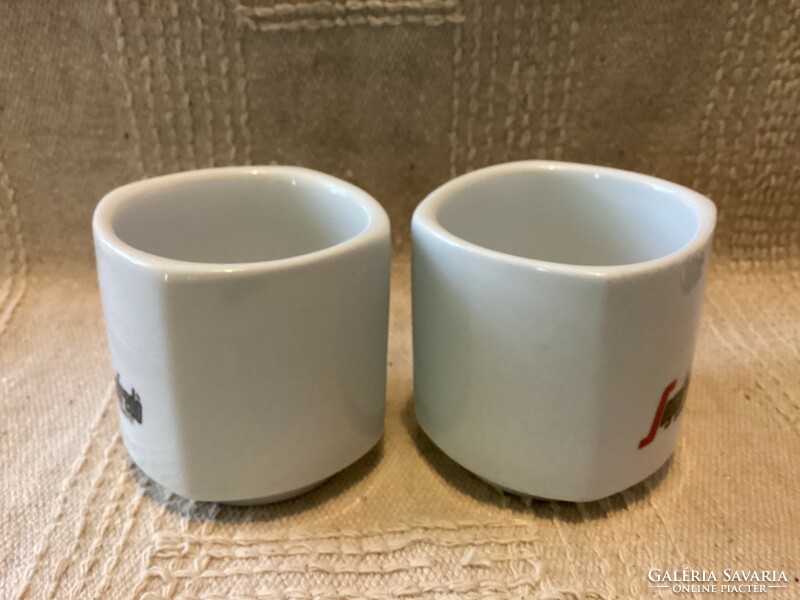 Segafredo porcelán cappuccinos csészék reklámtárgyak