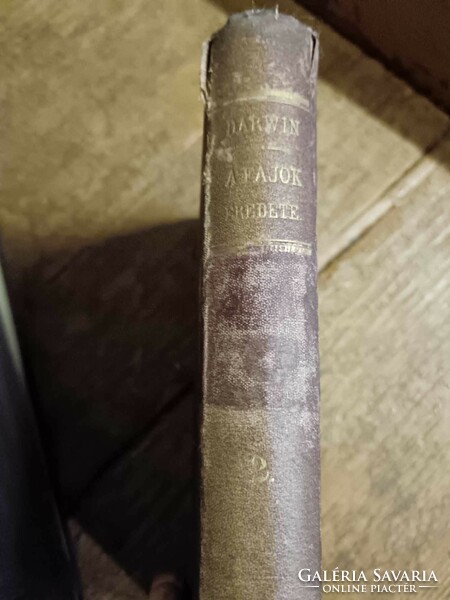 Darwin, Charles: the origin of species by natural separation i-ii. 1872-1873 edition, first Hungarian