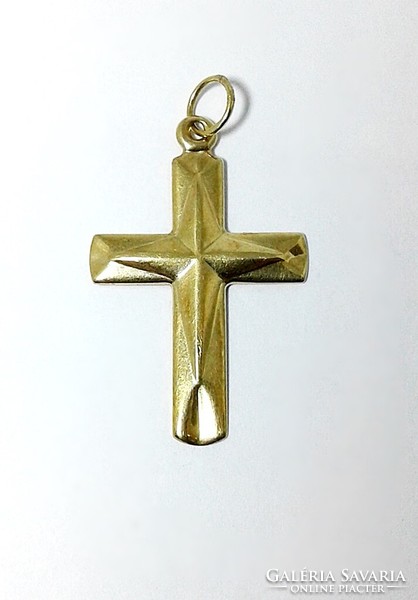 Gold cross pendant (zal-au124851)