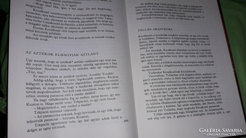 1984. Lajos Boglár - the sons of the feathered snake, tales of South and Central American peoples, according to the pictures, móra