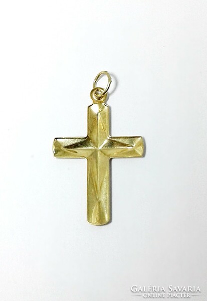Gold cross pendant (zal-au124851)