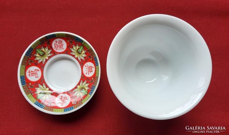 Chinese porcelain tea coffee cup saucer plate