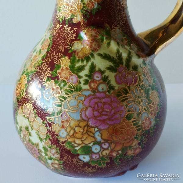 A curiosity! Beautiful Japanese royal satsuma porcelain large water jug