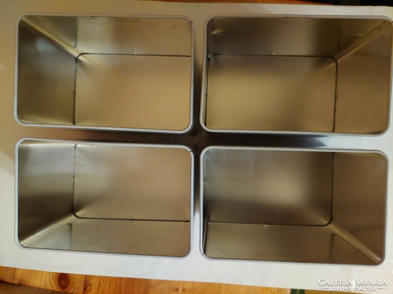 Dr. Oetker recipe cards metal box/foil box/tin box storage box (even with free delivery!)