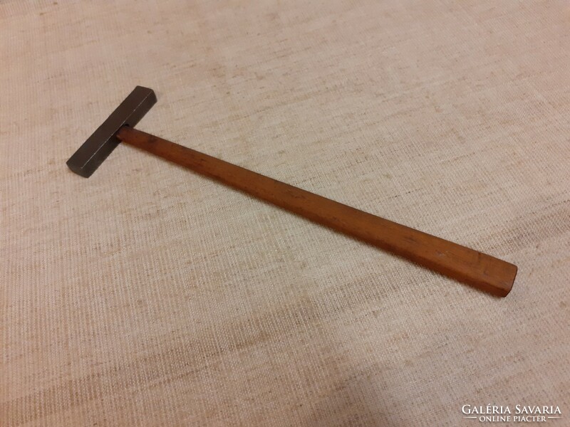 Old marked glass hammer