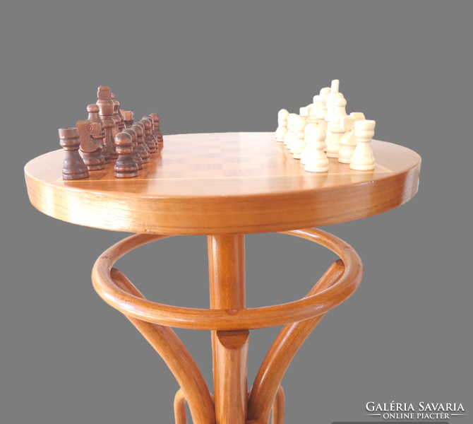 Restored Thonet chess table