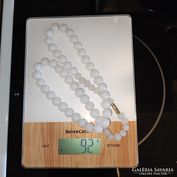 -20% Off discount! Antique milk glass string of beads 62cm