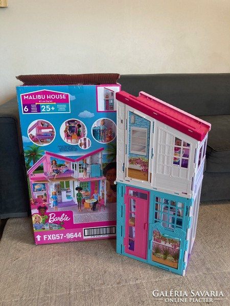 Mattel barbie fxg57 malibu collapsible beach dream house