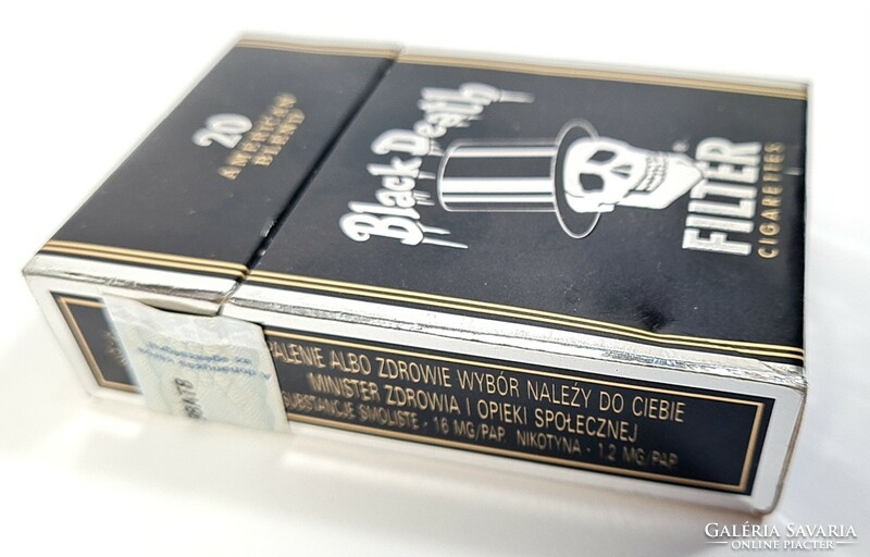 KIÁRUSÍTÁS!!! :)  Black Death - "Fekete Halál" - vintage amerikai cigaretta