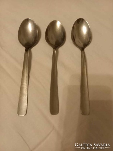 Italian stainless steel spoon 3 pieces smooth
