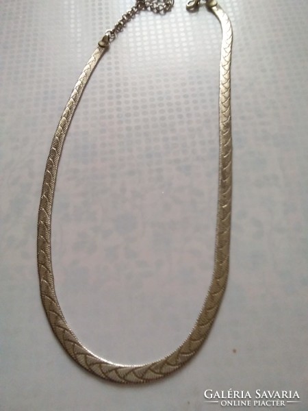 Nice showy old silver plated necklace