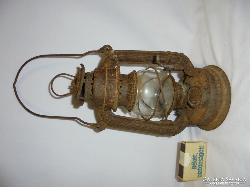 Antique kerosene lamp, storm lamp
