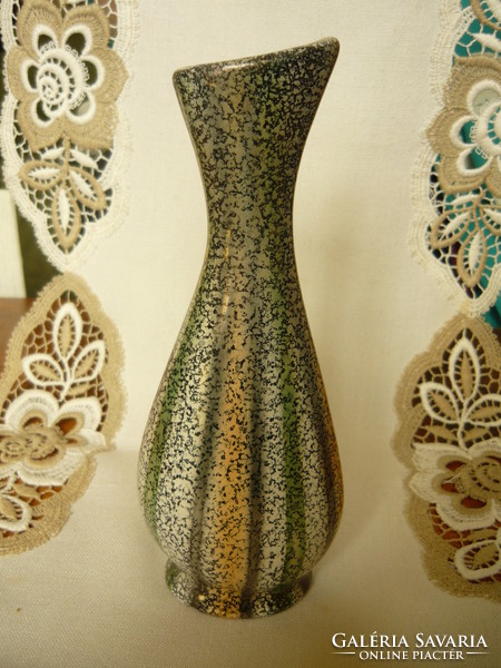 Marked retro applied art vase