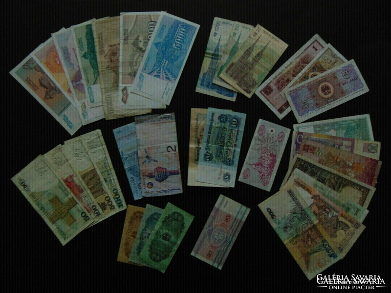 33 darab külföldi bankjegy LOT ! 03