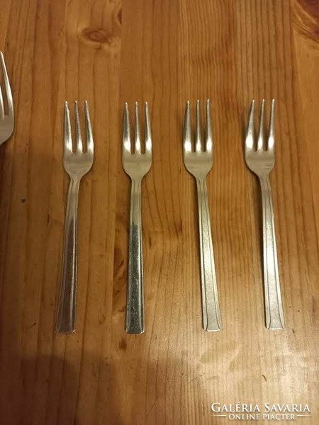 Stainless spoon fork small fork 7 pcs