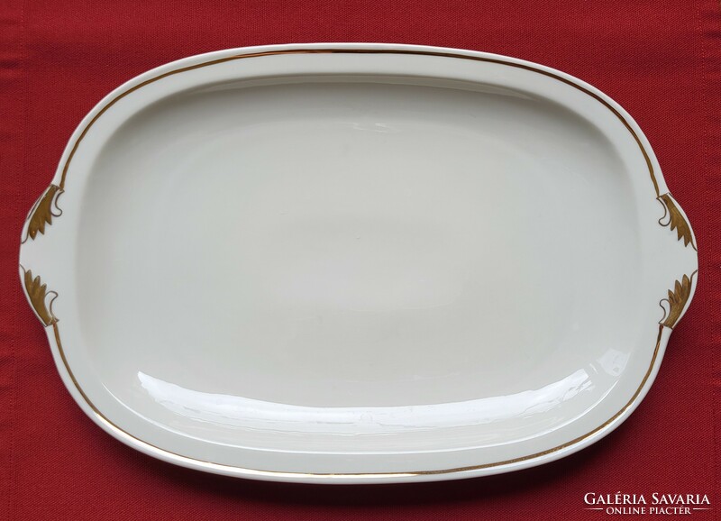 Zeh scherzer bavaria us zone German porcelain serving bowl serving plate with gold edge