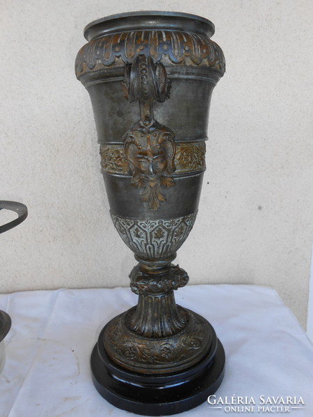 Antique large kerosene lamp