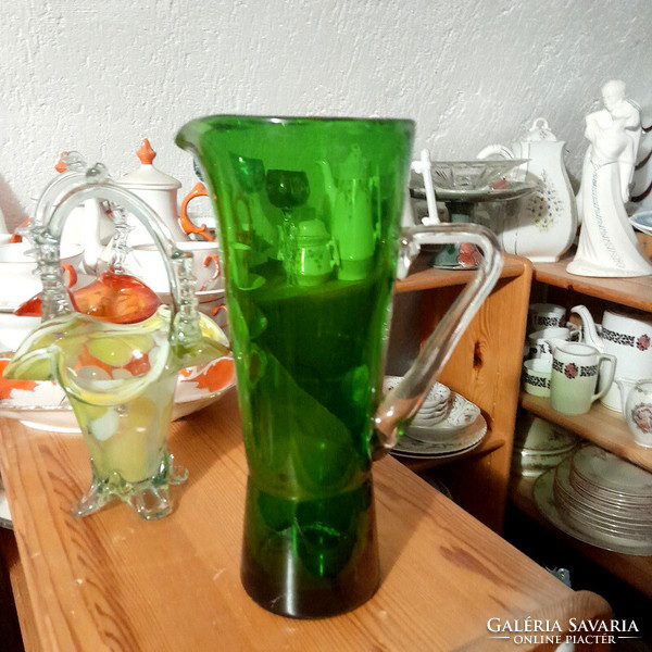Designer broken glass jug - water / lemonade - art&decoration