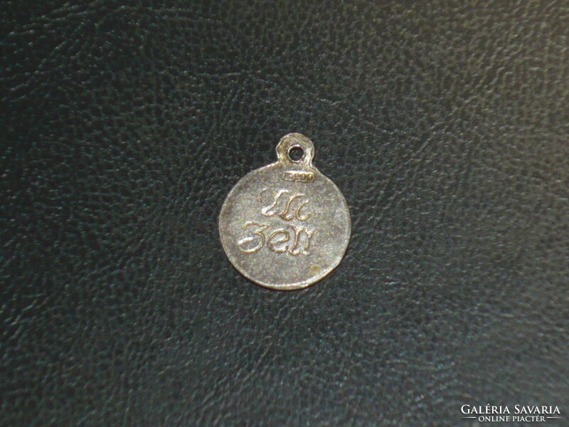 Kicsi antik ezüst medál