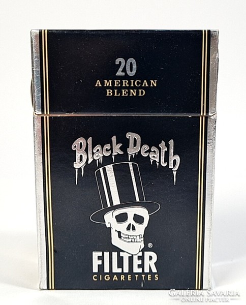 KIÁRUSÍTÁS!!! :)  Black Death - "Fekete Halál" - vintage amerikai cigaretta