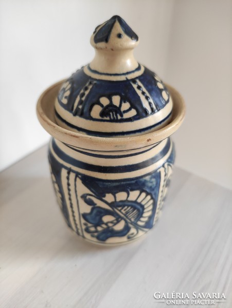 Korondi ceramic sugar/salt holder Tófalvi Ilona