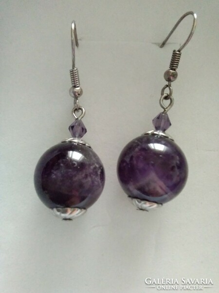 Amethyst stone earrings