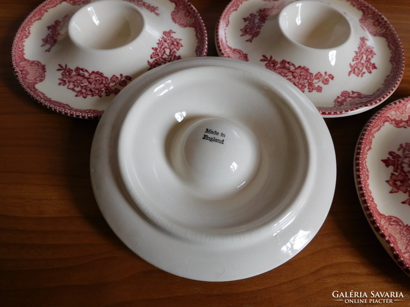 English porcelain soft-boiled egg serving dish - 4 pieces